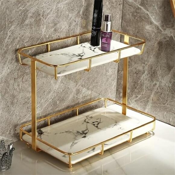 BathroomOrganizer Countertop PerfumeOrganizer Makeup Organizer Cosmetics Storage - Picture 6 of 6